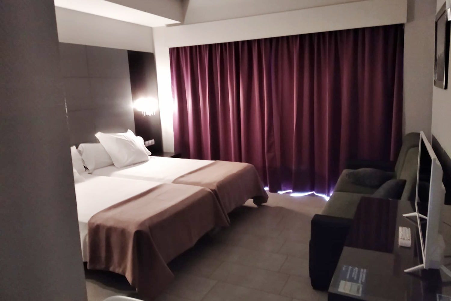 Cortinas y tapizados para hoteles